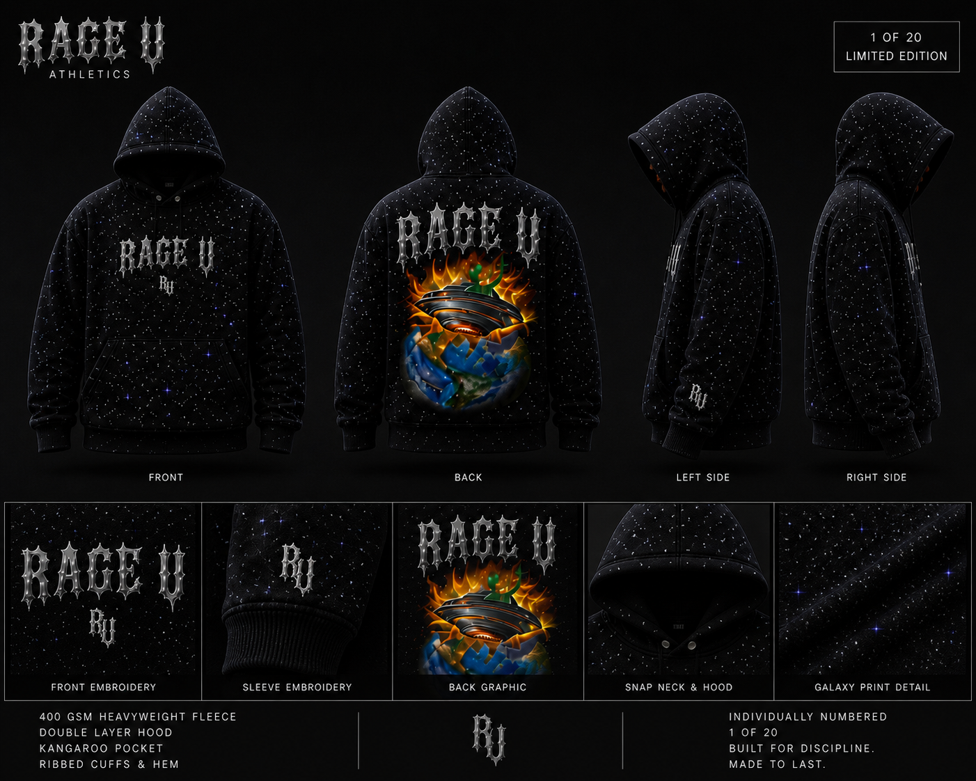 RAGE U StarFall Hoodie